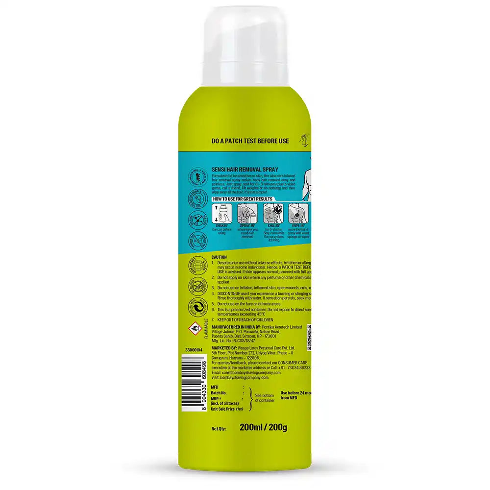 Sensi Hair Removal Spray, 200 ml