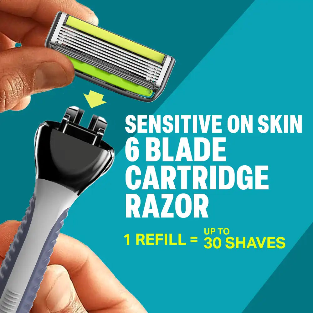 Sensi Flo6 Value Pack (Razor + 2 Cartridges)