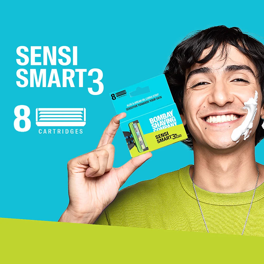 Sensi Smart3 Cartridges (Pack of 8 Blades)