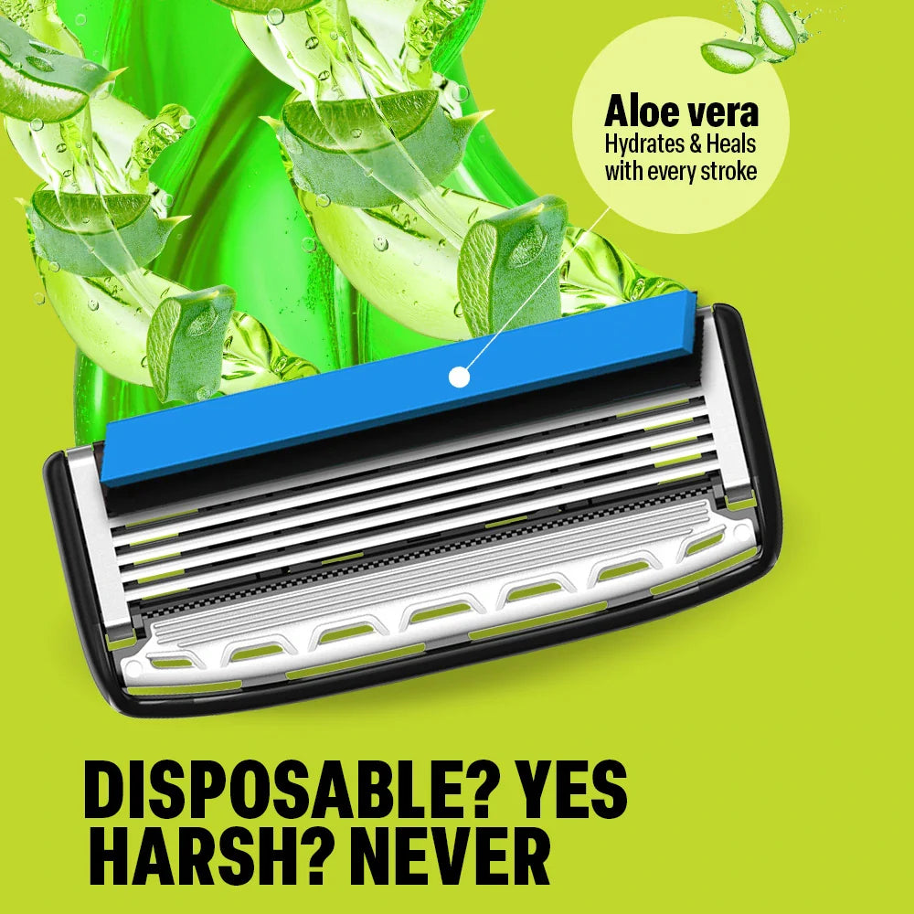 Sensi Go5 Premium 5-Blade Disposable Razor