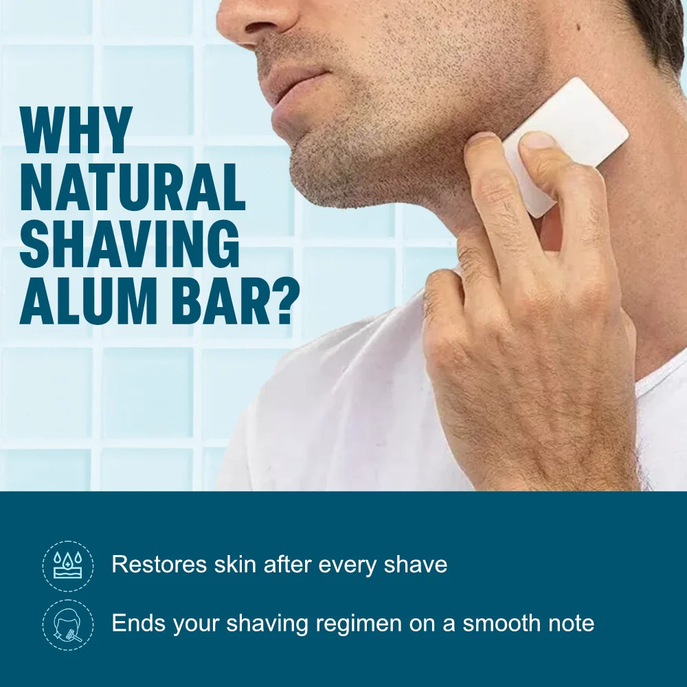 Shaving Alum Bar, 100g