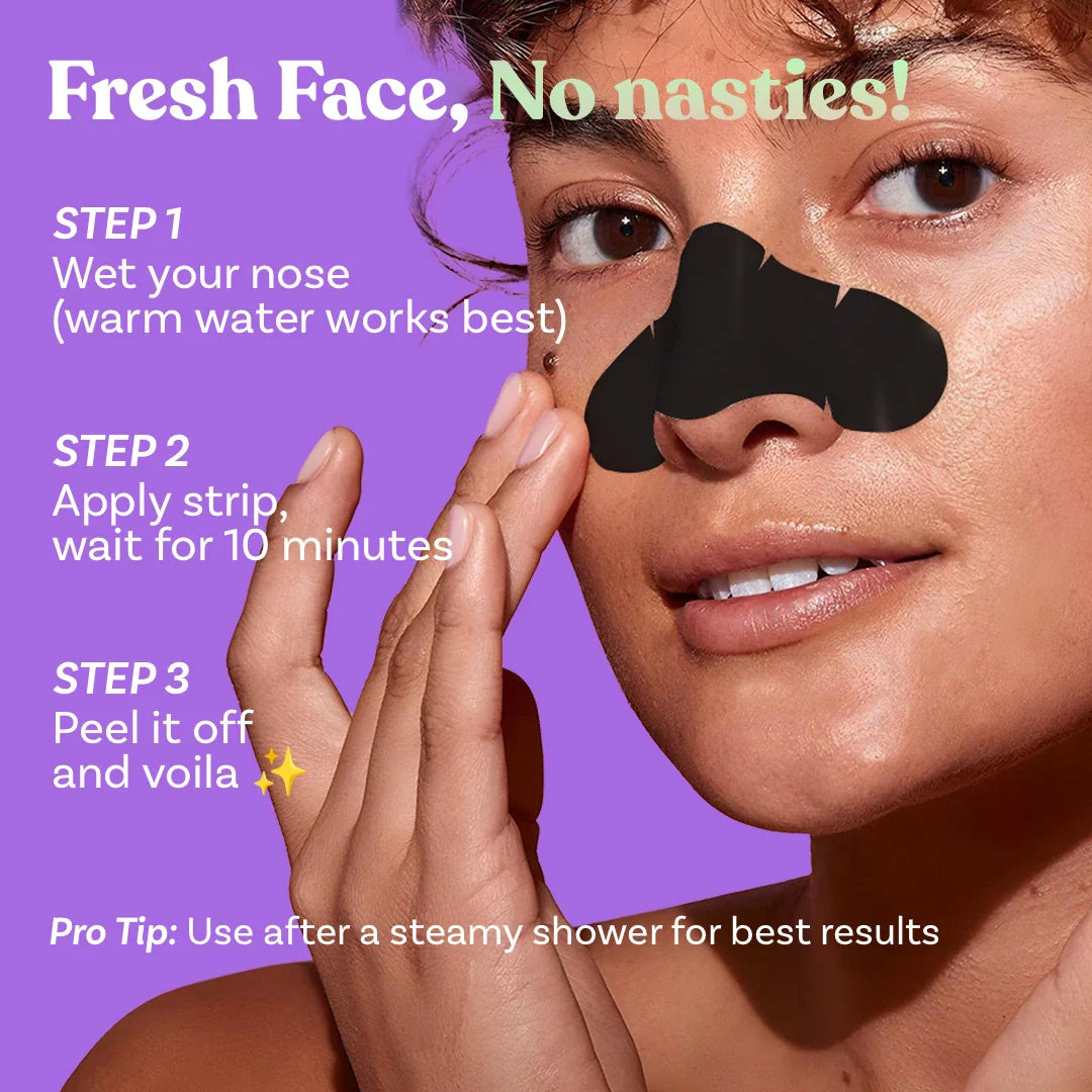 Charcoal Nose Strip | Pack of 3