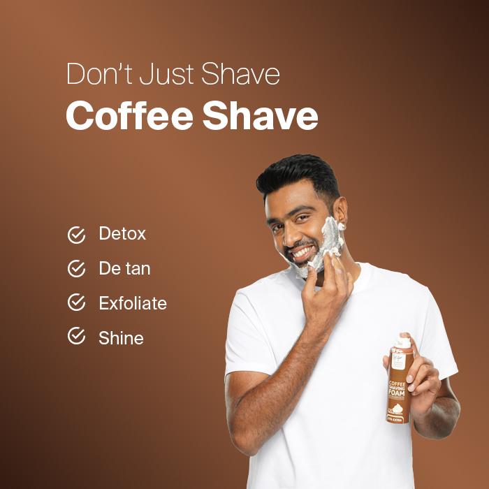 COFFEE SHAVING FOAM benefits