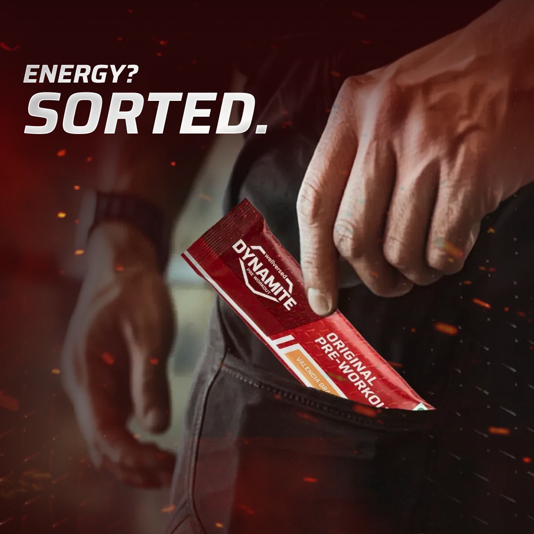 Dynamite Original Pre-workout Sachets (Pack of 8, Assorted Flavours)