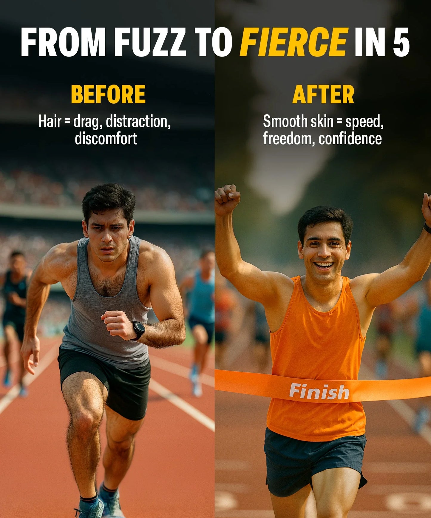 Sports Ready Hair Removal Spray, 200g