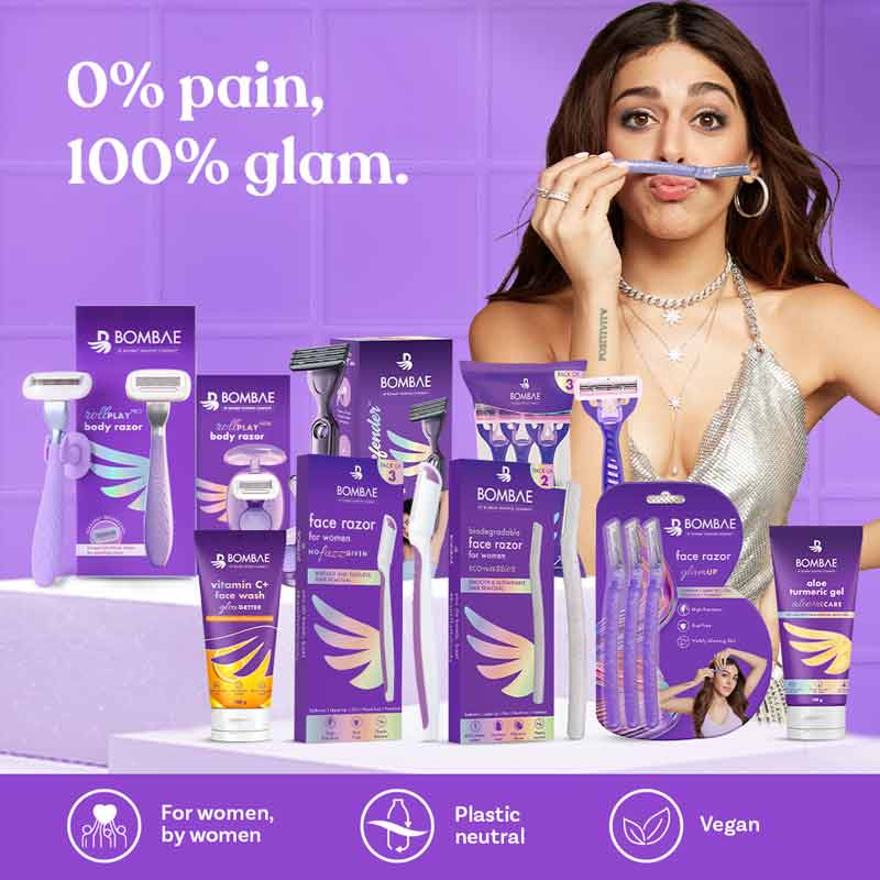 Glam Up Face Razor (Pack of 3)