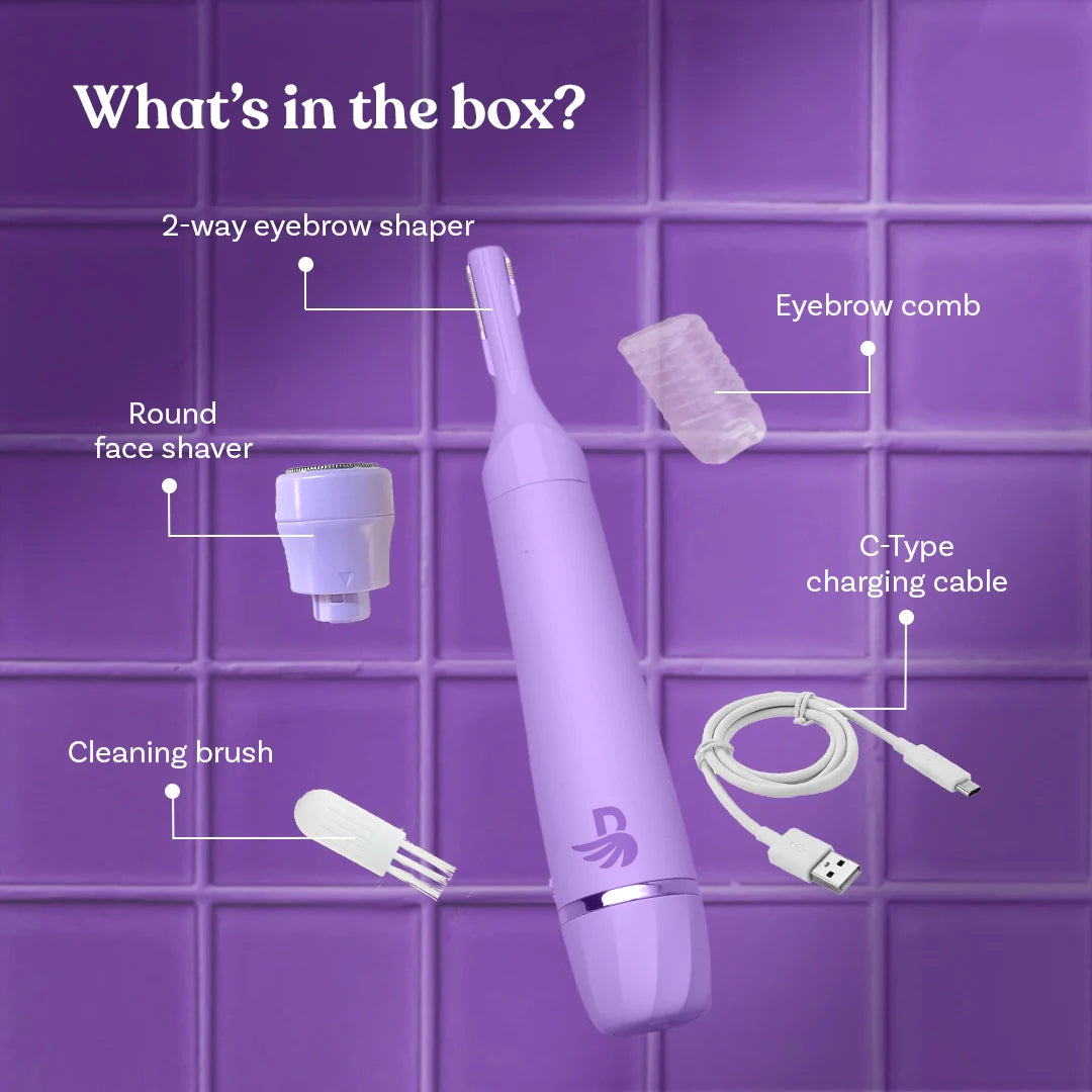 4-in-1 facial hair trimmer