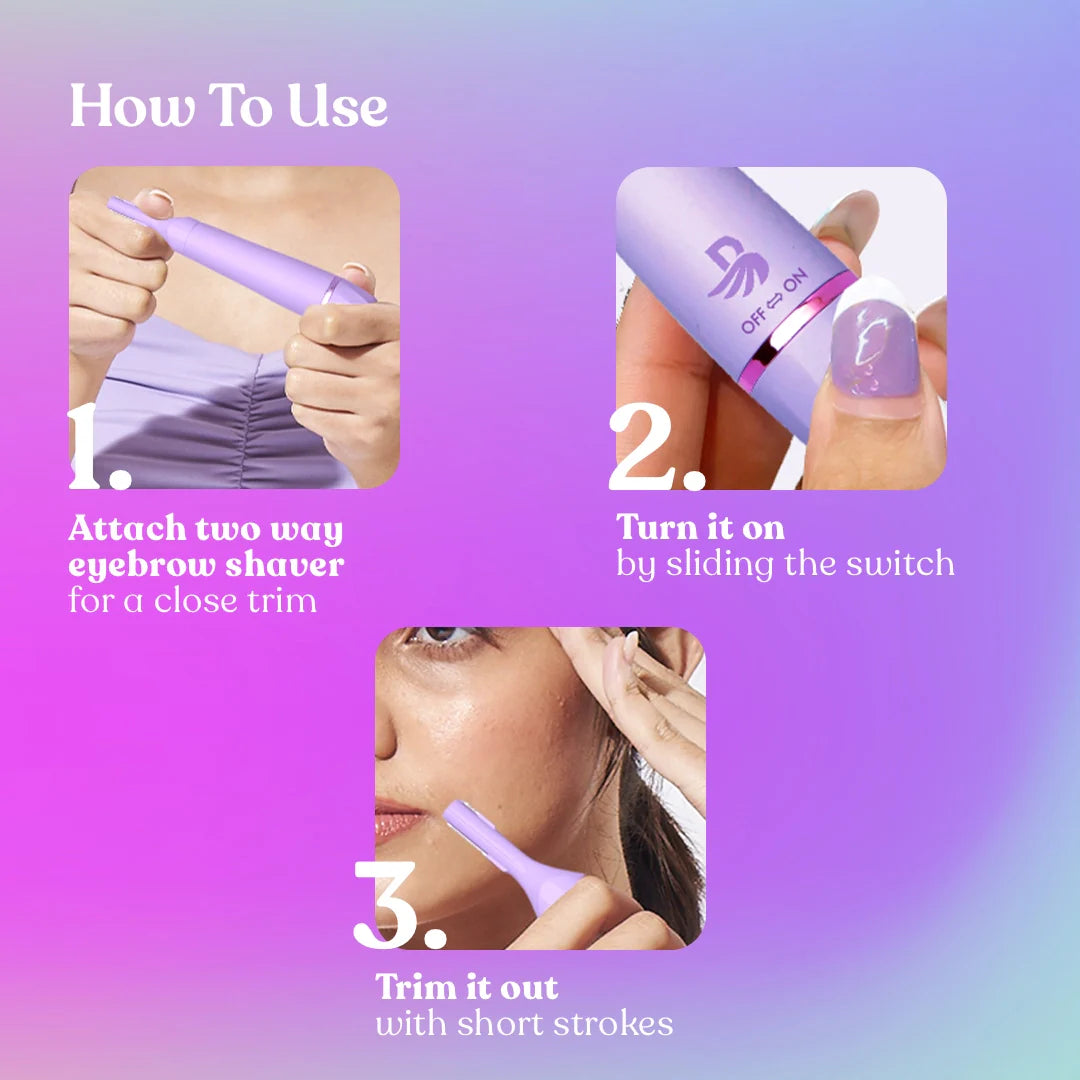 4-in-1 facial hair trimmer