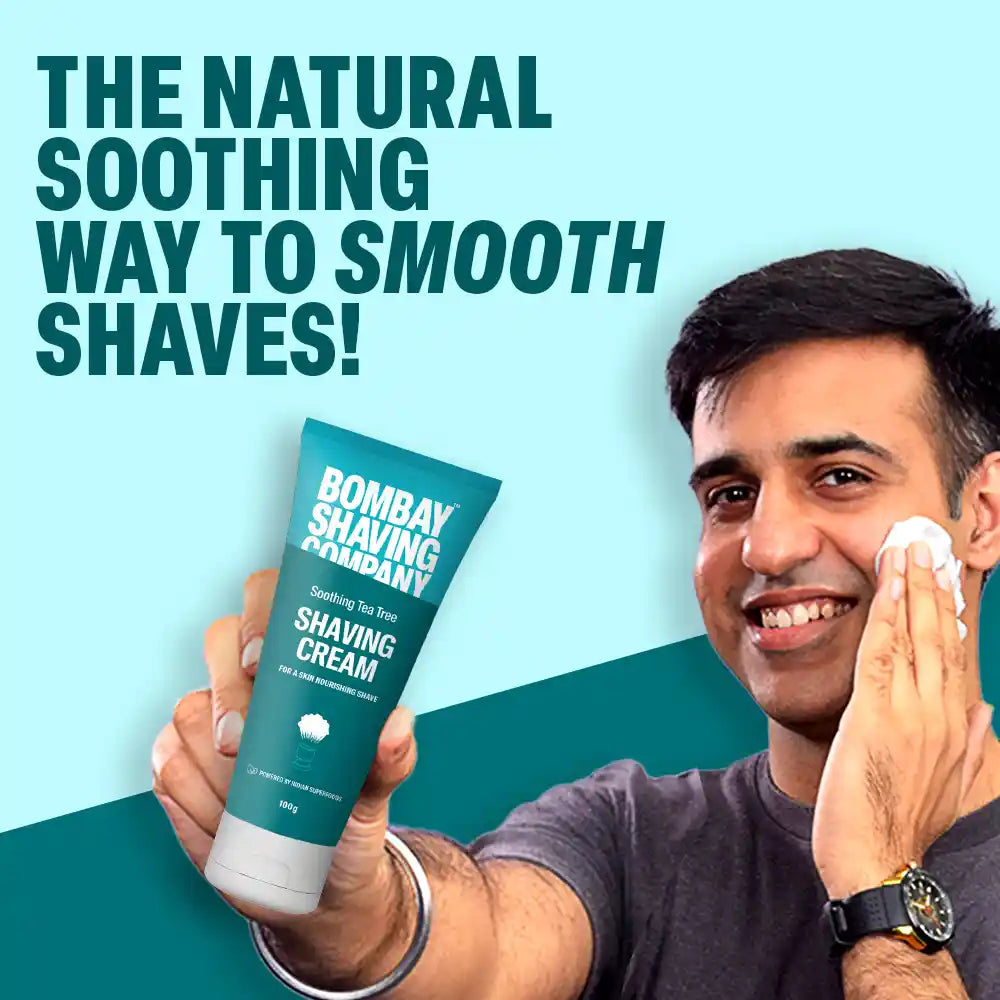 Shaving Cream | Tea Tree Oil & Aloe Vera, 100g