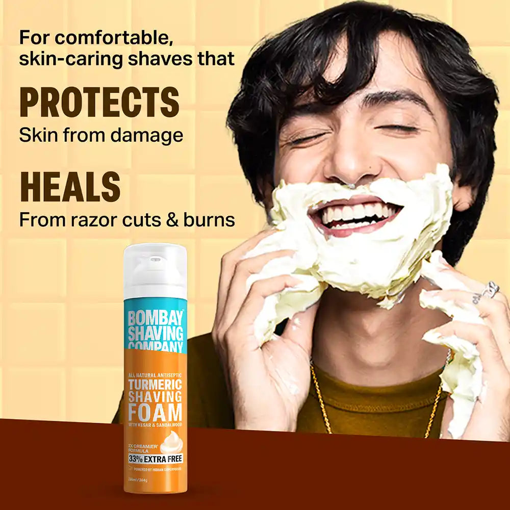 Turmeric Shaving Foam, 264g