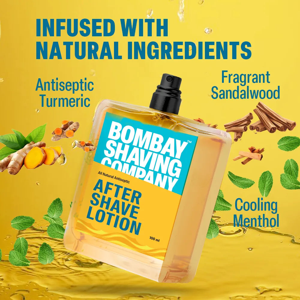 Turmeric & Sandalwood After Shave Lotion, 100ml