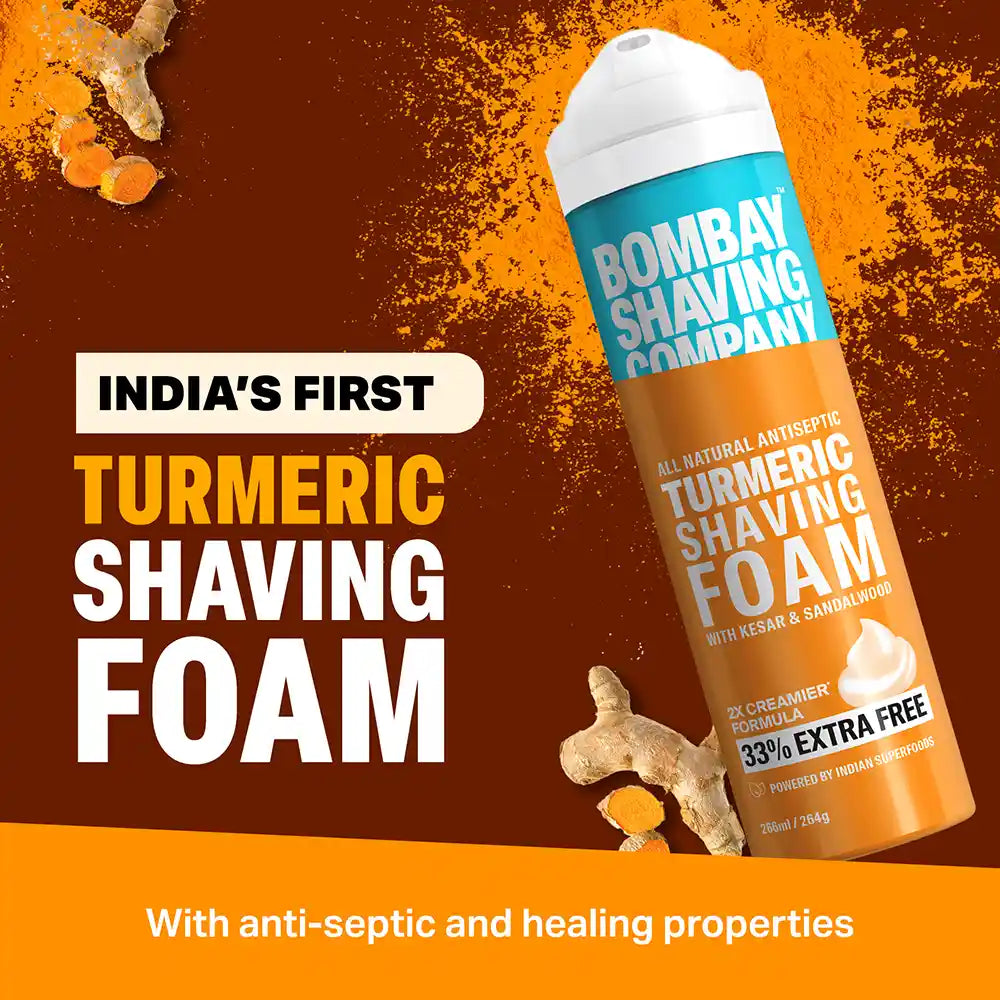 Turmeric Shaving Foam, 264g