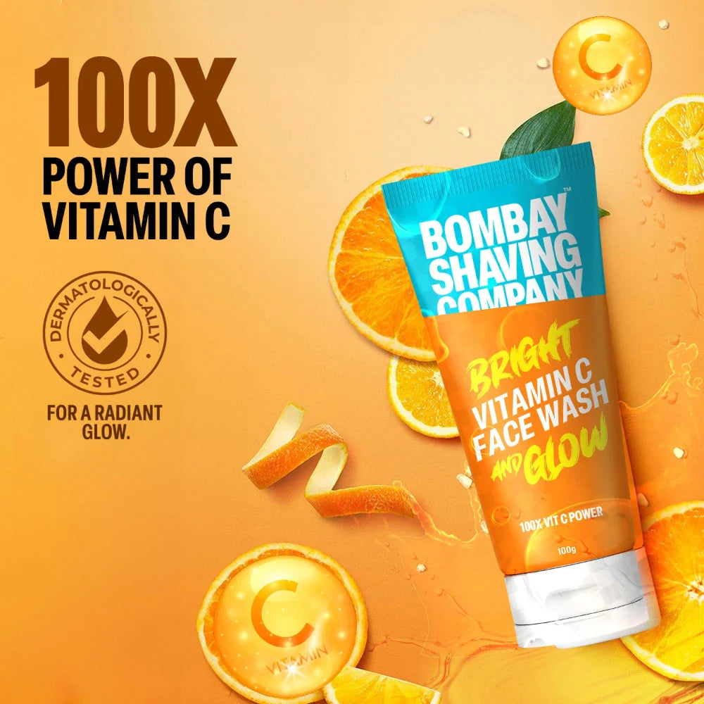 Bright & Glow Vit C Face Wash, 100g