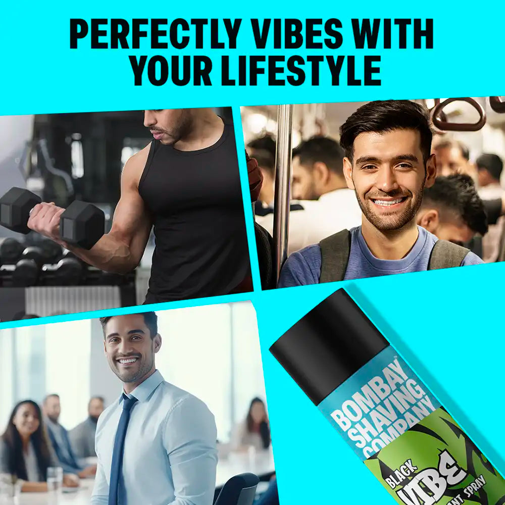 Black Vibe Deo Spray, 150 ml