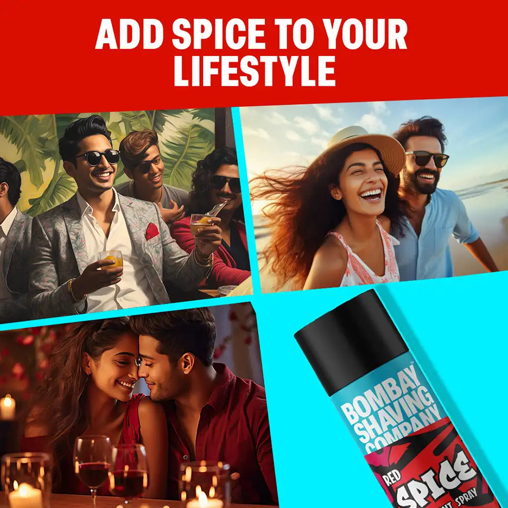 Red Spice & Black Vibe, 150ml (Pack of 4)