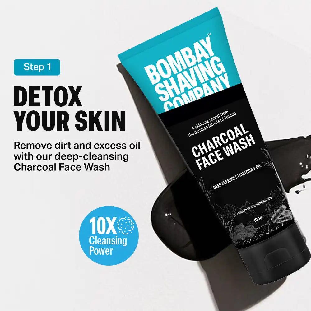Charcoal Daily Skincare Kit