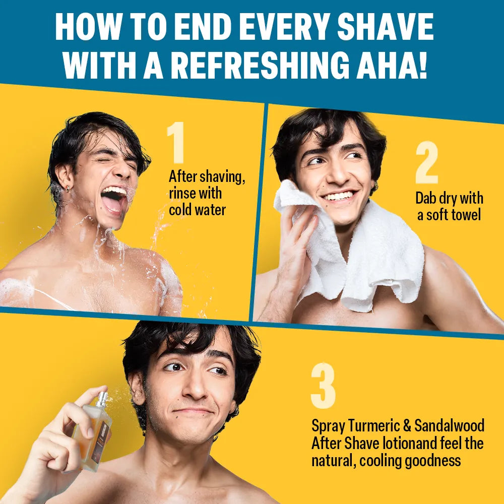 Turmeric & Sandalwood After Shave Lotion, 100ml