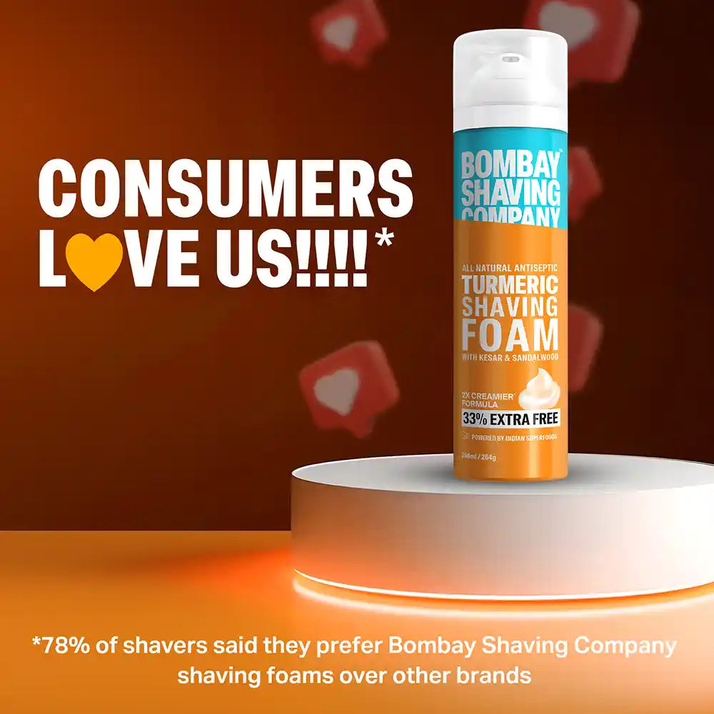 Turmeric Shaving Foam, 264g