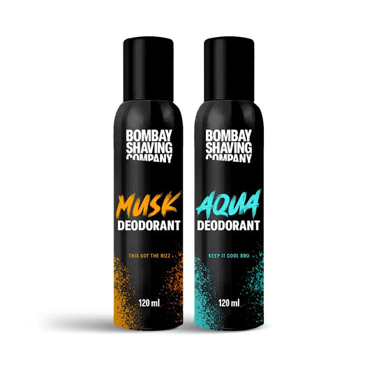 Aqua & Musk Deodorant Combo, 120ml (Pack of 2)