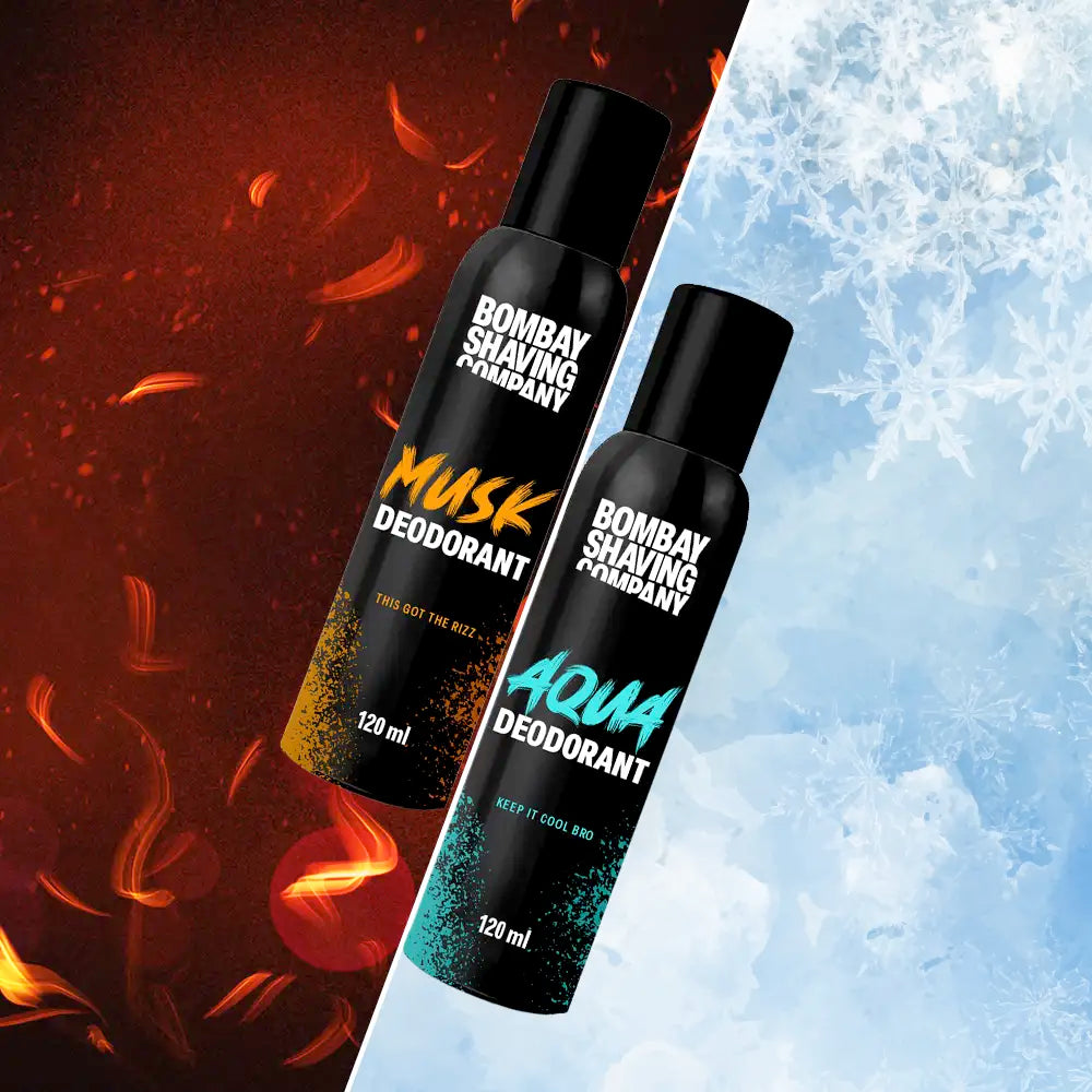 Aqua & Musk Deodorant Combo, 120ml (Pack of 2)