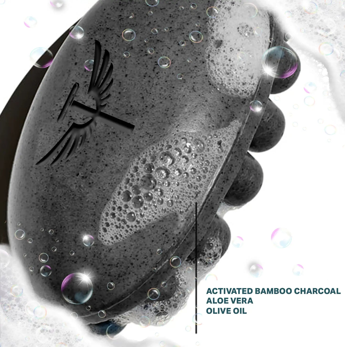 Charcoal Massage Soap (Pack of 3)