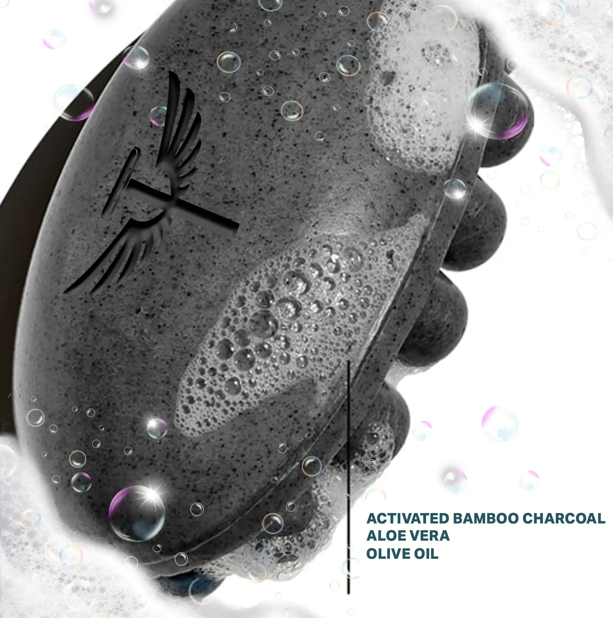 Charcoal Massage Soap (Pack of 3)