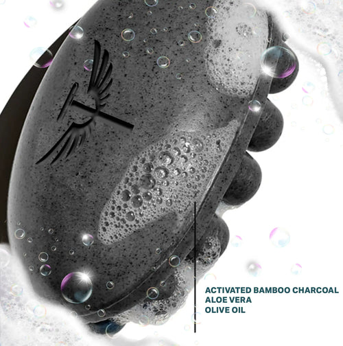 Charcoal Massage Soap (Pack of 3)