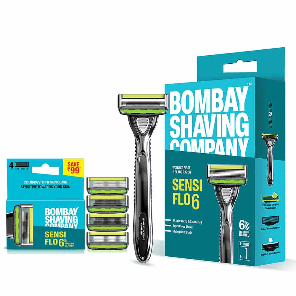 Sensi Flo6 Value Pack (Razor + 4 Cartridges)