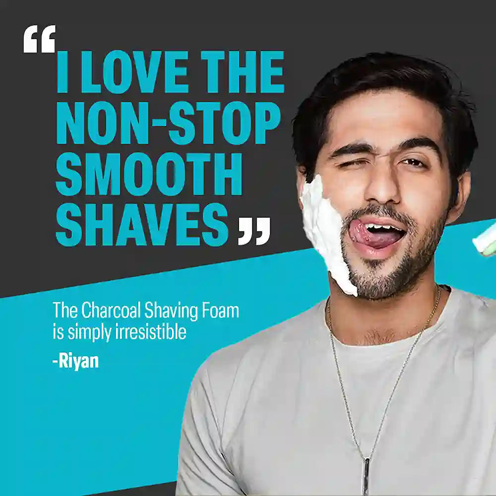 Charcoal Shaving Foam, 264g