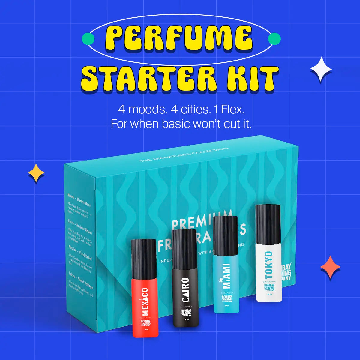 Perfume Starter Kit, 10ml (Pack of 4)