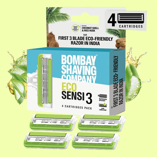 Eco Sensi3 Cartridge (Pack of 4 Blades)