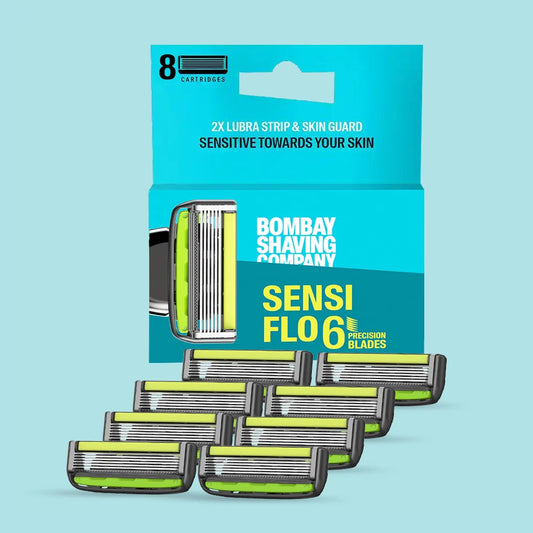 Sensi Flo6 Cartridges (Pack of 8 Blades)